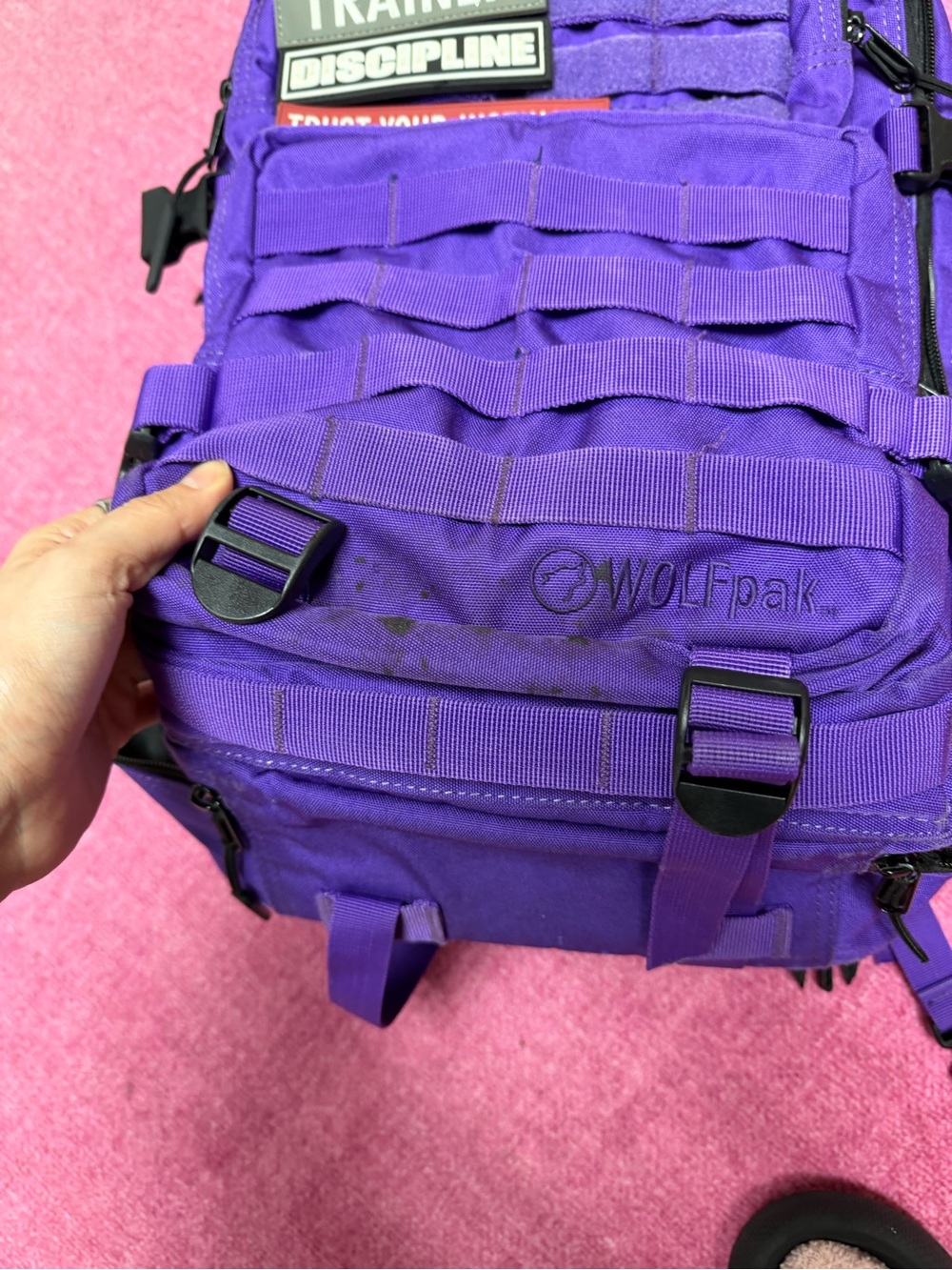 Purple Wolfpak Backpack - Picture 7 of 8